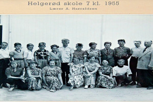 Bilde av Klasse 7 A 1955
